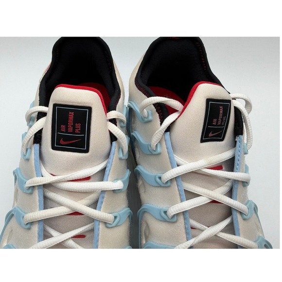 Nike Air VaporMax Plus Chicago White Red Blue Men's Size 10 Used 0067 - Picture 6 of 12